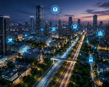 Smart city GIS visualization