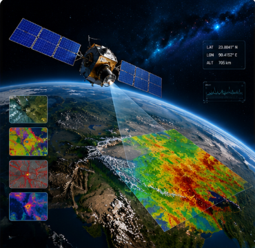Remote sensing visualization